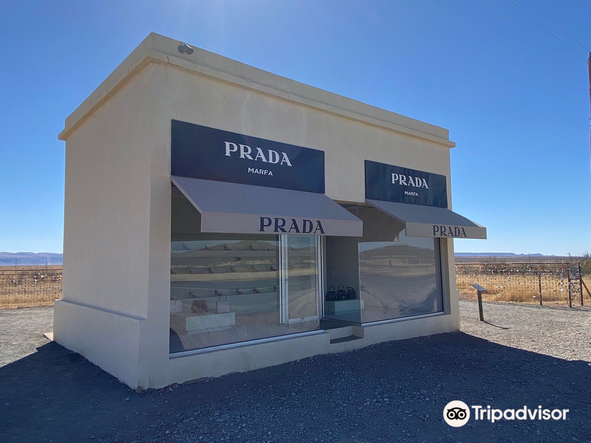 A Fashion Book Collection & Prada Marfa, A “Shop” in the Middle of the  Desert – Between Naps on the Porch