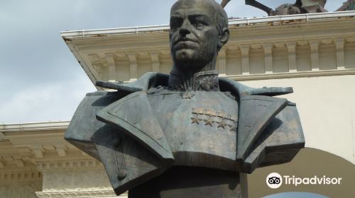 Bust Monument Georgy Zhukov