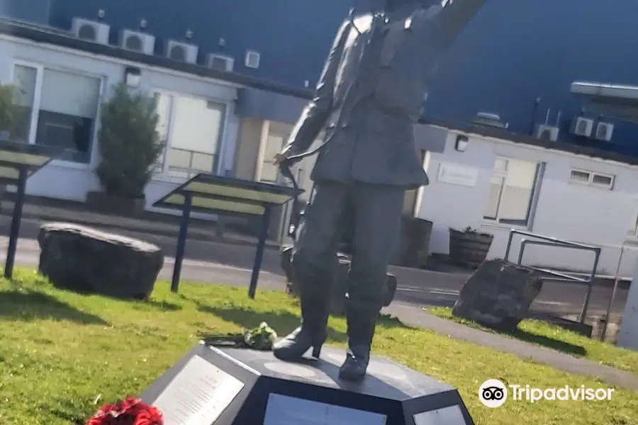 RAF Exeter World War II Memorial Statue