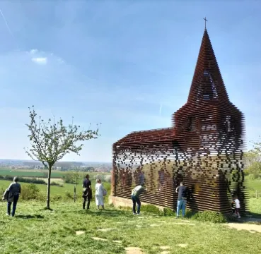 “Reading between the Lines” See-through Church