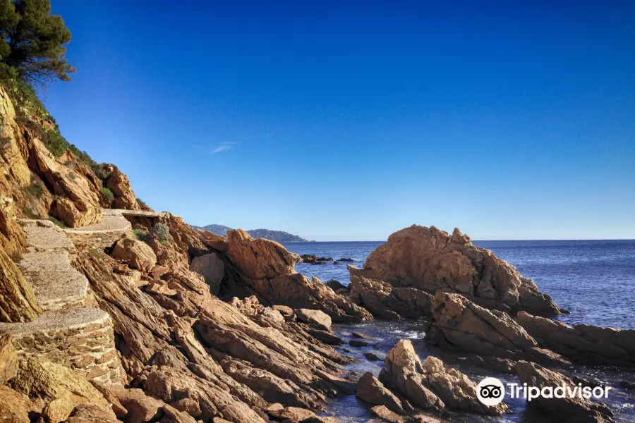 Sentier du littoral - Le Lavandou - Plage de la Fossette