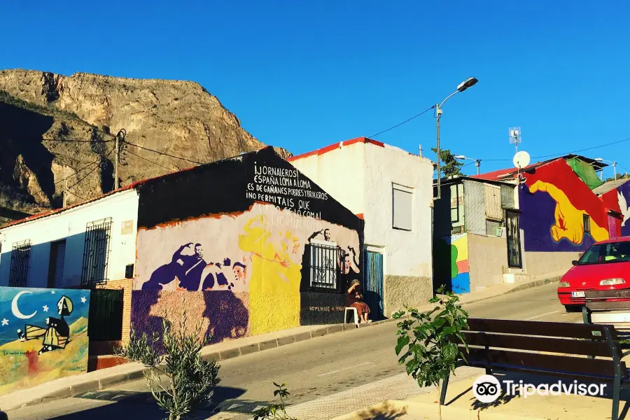 Muurschilderingen - Murales in de wijk San Isidro