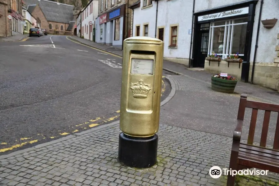 Andy Murray's Gold Post Box