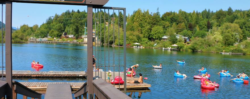 Lake Cowichan River Tubing