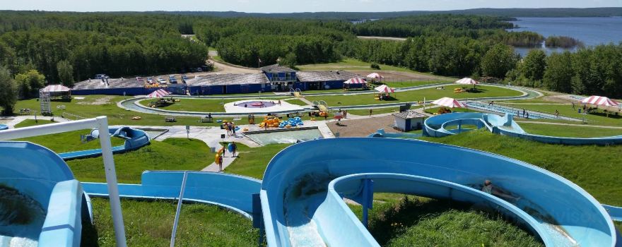 The Superslides at Kenosee Lake
