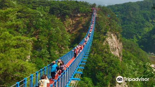 Wonju Sogeumsan Mountain Suspension Bridge