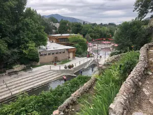 Sunken Gardens at Lava Hot Springs