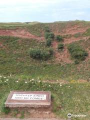 Crater of a 5000 kg bomb