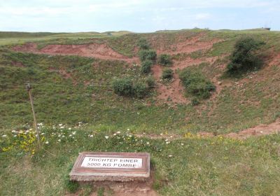 Crater of a 5000 kg bomb