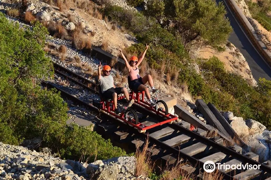 Railbiking in Greece