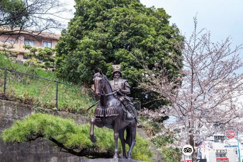 Statue of Kato Yoshiaki on Horseback