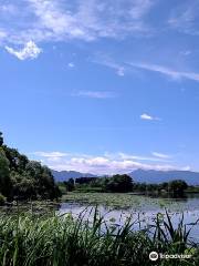 瓢湖水きん公園