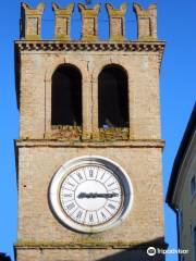 Torre dell'orologio - cella campanaria ed alti merli