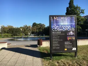Fontaine lumineuse Cosmopolis de Toruń
