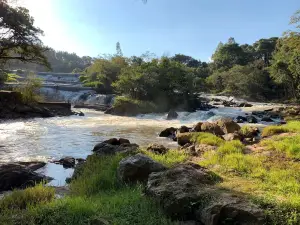 Municipal Park Waterfall Jaguari