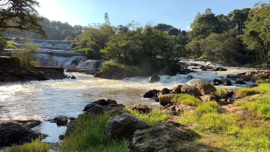 Municipal Park Waterfall Jaguari