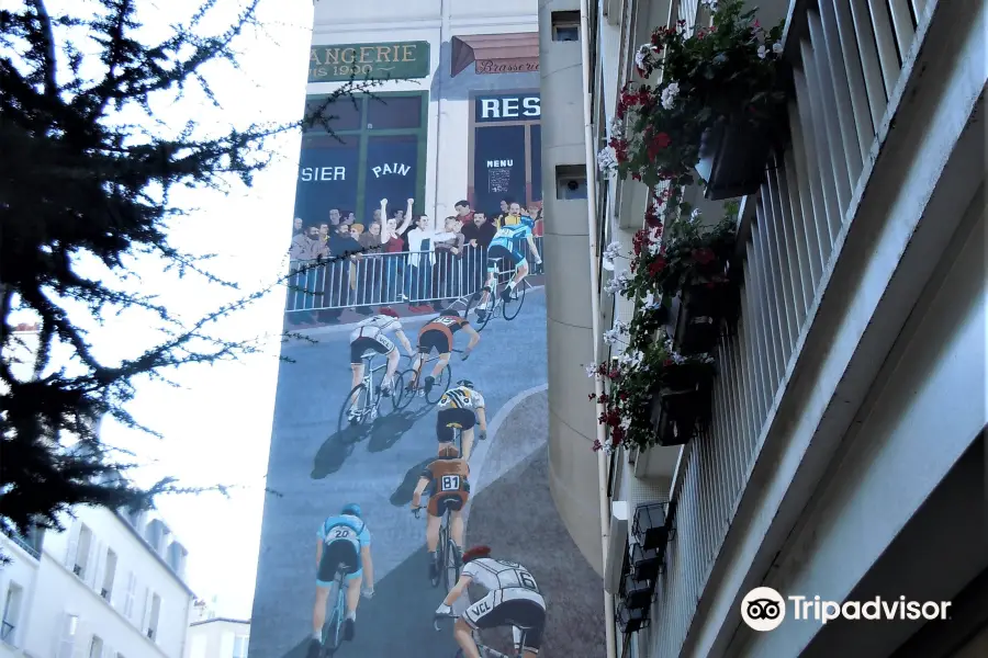 Fresque Cyclisme