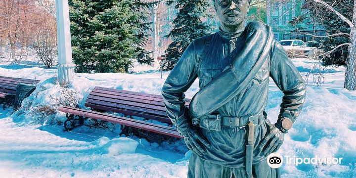 Monument to Red Army Soldier Fyodor Sukhov