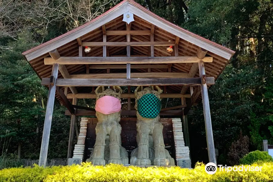 The world's biggest Komainu Statue