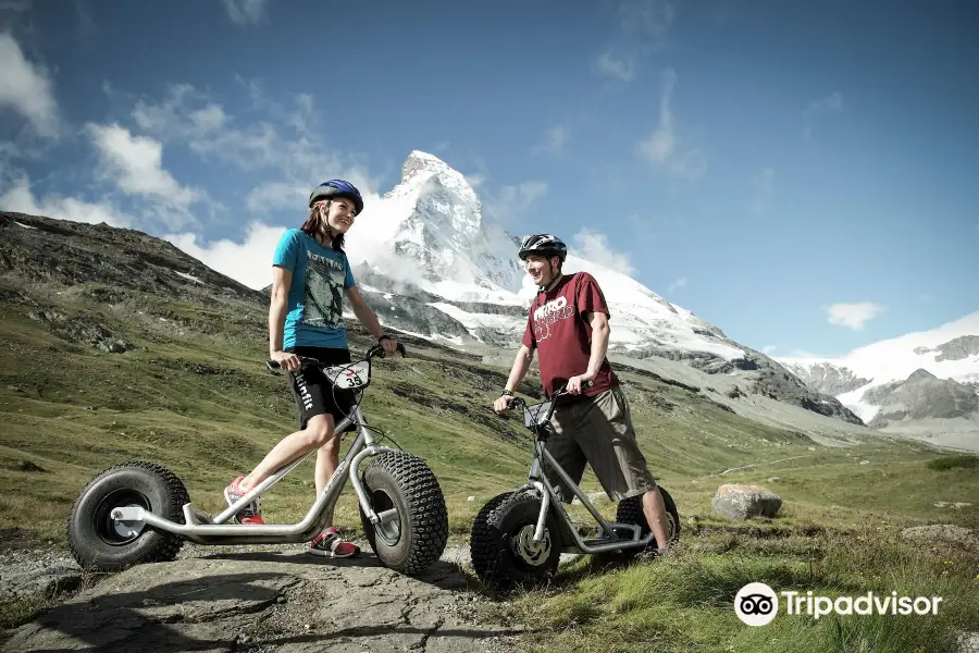 Dirt Scooter Riding Zermatt