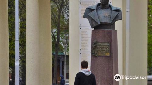 Bust Monument Georgy Zhukov