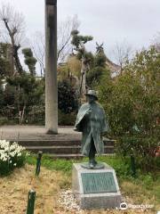 ODA Sakunosuke zo ( famous Japanese writer’s Bronze statue )