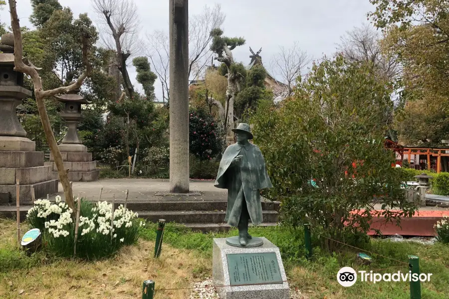 ODA Sakunosuke zo ( famous Japanese writer’s Bronze statue )