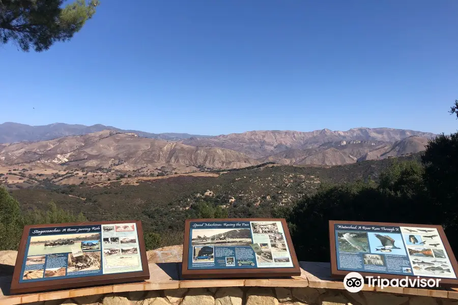 Vista Point Over Santa Ynez Valley