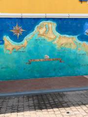 Turks and Caicos Map Mural
