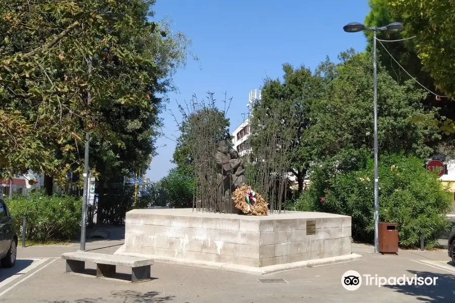 Statue di Giuseppe Garibaldi e Anita