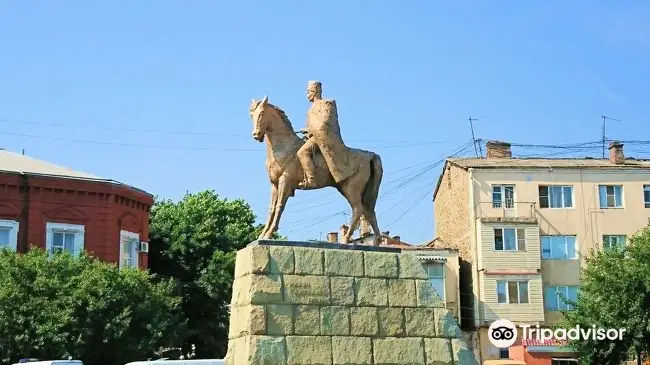 Monument to Makhach Dakhadayev