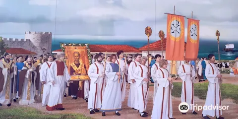 Ancient Fortress at cape St. Atanas