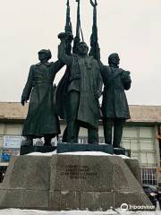 Monument to heroic defenders of the Soviet north