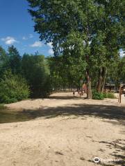 The Beach on the Svetloyarskoye  Lake