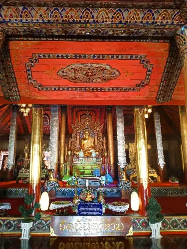 Wat Nantaram: The Big Teakwood Temple of Chiang Kham Town
