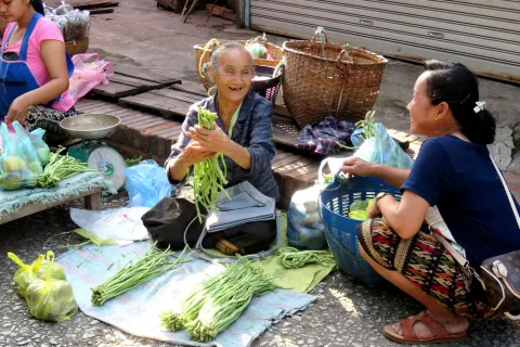 Luang Prabang morning market