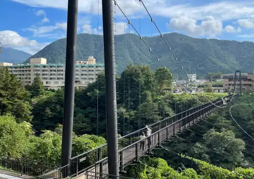โรงแรมใกล้Kinu Tateiwa Otsuribashi (Suspension bridge)