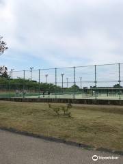 Shimane Prefecture Hamayama Park Tennis Court House