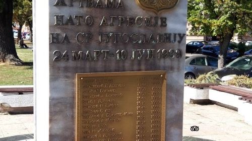 Monument to the Victims of NATO Bombardment in 1999