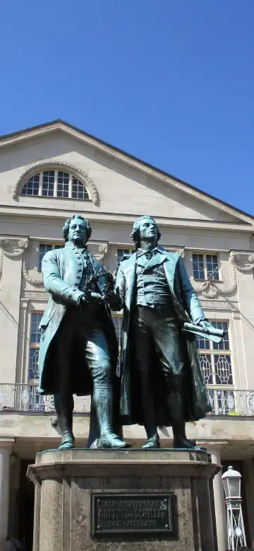 鄰近歌德席勒像的酒店