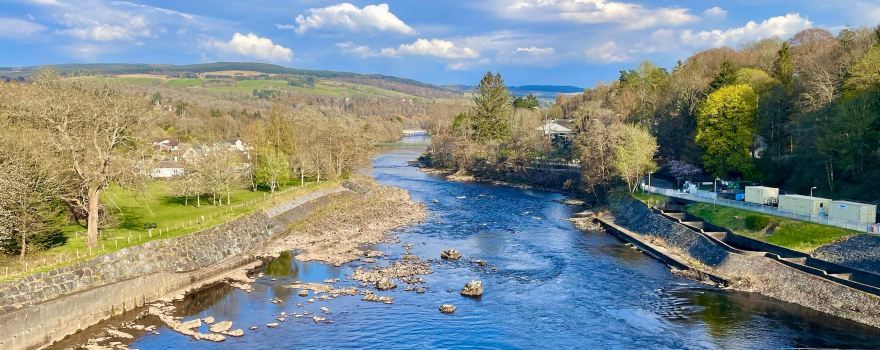 Pitlochry Dam Power Station And Fish Ladder