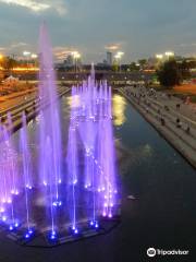 Light and Music Fountain in the Historical Park