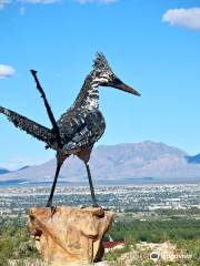 Recycled Roadrunner Sculpture