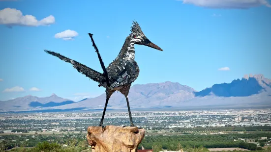 Recycled Roadrunner Sculpture