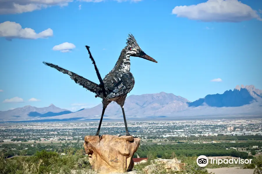 Recycled Roadrunner Sculpture