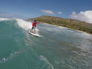 Surfing in Honolulu