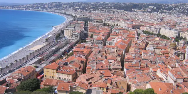 ニース 南フランス コートダジュール ヨーロッパ 絵画 風景画 アクリル