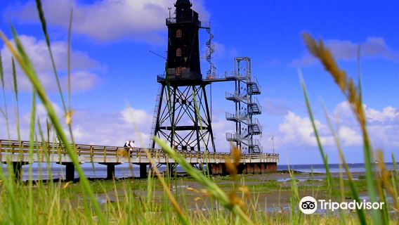 historic lighthouse Obereversand