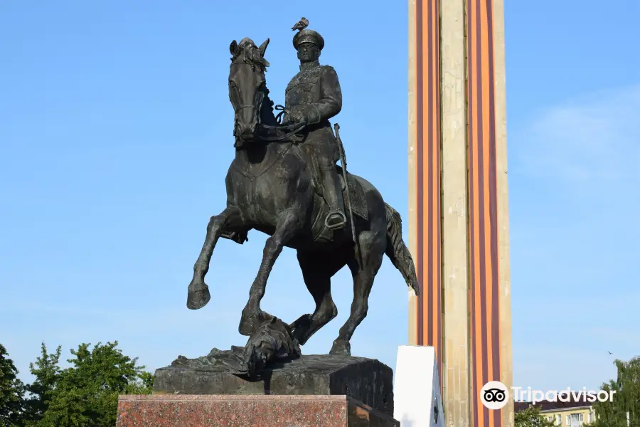 Monument to G.K. Zhukov