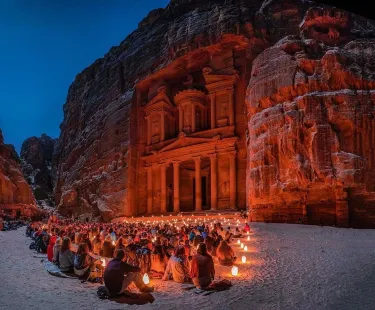 Petra By Night